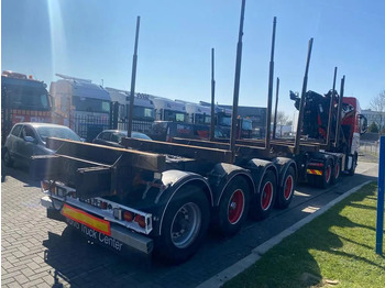 Logging semi-trailer Doll 4 AXLE - BPW - WOOD / HOLZ / TIMBER TRANSPORTER: picture 3