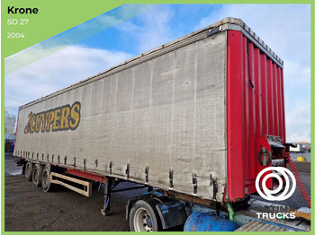 Curtainsider semi-trailer KRONE SD