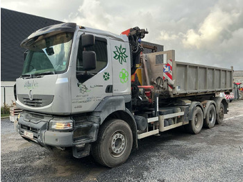 Truck 2011 RENAULT KERAX 460 TRIDEM TRUCK WITH CRANE AND CONTAINER: picture 3