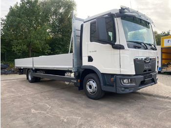 New Dropside/ Flatbed truck MAN 12.250 BL Gerüstbaupritsche 2x AHK: picture 2