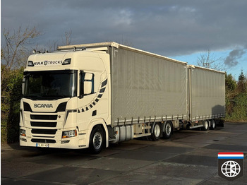 Curtainsider truck SCANIA R 450