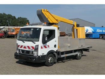 Truck mounted aerial platform, Commercial vehicle Nissan 32.12 4x2, 11m Arbeitshühe, Klima, 3x am Lager: picture 4