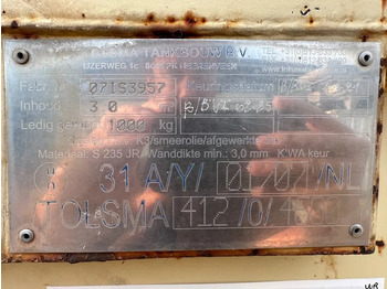 Shipping container Tolsma Kiwa IBC 3000 liter Dieseltank Milieutank: picture 3 Shipping container Tolsma Kiwa IBC 3000 liter Dieseltank Milieutank: picture 3