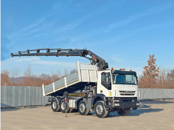 Tipper, Crane truck Iveco TRAKKER * HIAB 211 E - 6 HIDUO+ FUNK / 8x4 *TOP: picture 2 Tipper, Crane truck Iveco TRAKKER * HIAB 211 E - 6 HIDUO+ FUNK / 8x4 *TOP: picture 2