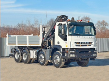 Tipper, Crane truck Iveco TRAKKER * HIAB 211 E - 6 HIDUO+ FUNK / 8x4 *TOP: picture 3 Tipper, Crane truck Iveco TRAKKER * HIAB 211 E - 6 HIDUO+ FUNK / 8x4 *TOP: picture 3