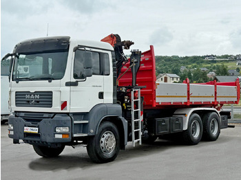 Tipper, Crane truck MAN TGA 26.400 * KIPPER 6,00m + PK 15500 * 6x4 * TOP: picture 4