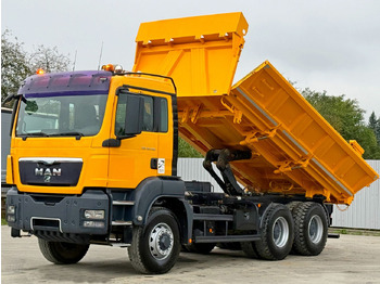 Tipper, Crane truck MAN TGS 26.440 * Kipper 5,20m+BORDMATIC * 6x6 * TOP: picture 3