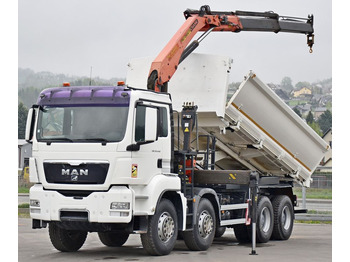 Crane truck, Tipper MAN TGS 35.440 * KIPPER 5,80m + KRAN * TOPZUSTAND MAN TGS 35.440 * KIPPER 5,80m + KRAN * TOPZUSTAND: picture 3