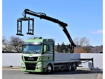 Crane truck MAN TGX 26.440 Pritsche 6,60 m* ATLAS 125.2V-A12VB: picture 2