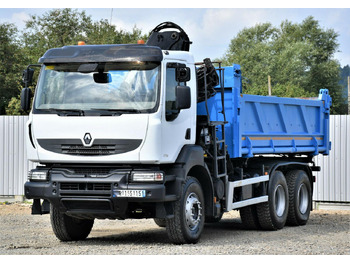Tipper, Crane truck Renault KERAX 370 DXI* HIAB 122B-3 HIDUO/FUNK * 6x4 Renault KERAX 370 DXI* HIAB 122B-3 HIDUO/FUNK * 6x4: picture 5