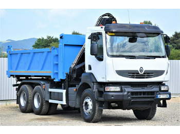 Tipper, Crane truck Renault KERAX 370 DXI* HIAB 122B-3 HIDUO/FUNK * 6x4 Renault KERAX 370 DXI* HIAB 122B-3 HIDUO/FUNK * 6x4: picture 4