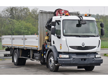 Crane truck, Dropside/ Flatbed truck Renault MIDLUM 220 DXI *PRITSCHE 7,35m * KRAN + FUNK Renault MIDLUM 220 DXI *PRITSCHE 7,35m * KRAN + FUNK: picture 3