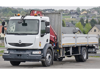 Crane truck, Dropside/ Flatbed truck Renault MIDLUM 220 DXI *PRITSCHE 7,35m * KRAN + FUNK Renault MIDLUM 220 DXI *PRITSCHE 7,35m * KRAN + FUNK: picture 4