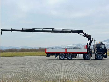 Dropside/ Flatbed truck, Crane truck Volvo FM 440* HIAB 377 E-7 HIDUO + FUNK / 8x4: picture 5