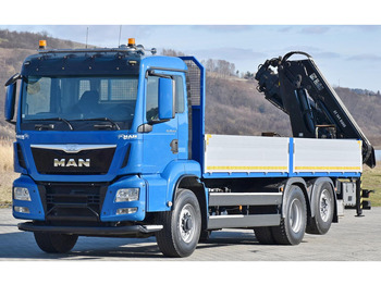 Dropside/ Flatbed truck, Crane truck MAN TGS 26.480: picture 4 Dropside/ Flatbed truck, Crane truck MAN TGS 26.480: picture 4