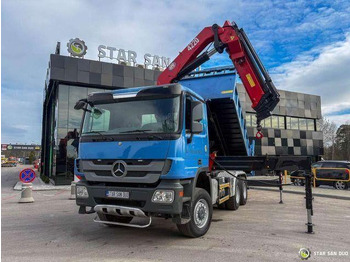 Tipper, Crane truck Mercedes-Benz ACTROS 3341 6x6 HMF 4220 K4 CRANE KIPPER: picture 2 Tipper, Crane truck Mercedes-Benz ACTROS 3341 6x6 HMF 4220 K4 CRANE KIPPER: picture 2