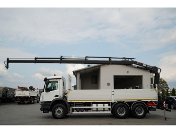 Dropside/ Flatbed truck, Crane truck Mercedes-Benz / AROCS 2640 / 6x4 / SKRZYNIOWY - 6,5 M / HDS HIAB XS 144 / wysó: picture 3