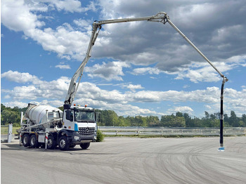 Concrete mixer truck Mercedes-Benz AROCS 3743 * Betonpumpe + FUNK * 8x4 * TOP: picture 3