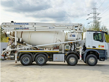 Concrete pump truck Mercedes-Benz AROCS 3743 * Betonpumpe + FUNK * 8x4 * TOP: picture 5