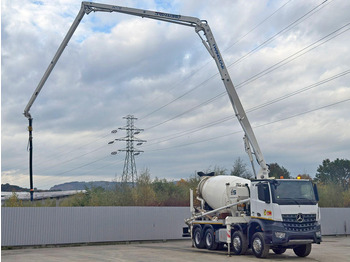 Concrete pump truck Mercedes-Benz AROCS 3743 * Betonpumpe + FUNK * 8x4 * TOP: picture 3