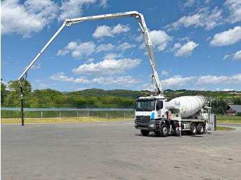 Concrete mixer truck Mercedes-Benz AROCS 3743 * Betonpumpe + FUNK * 8x4 * TOP: picture 4