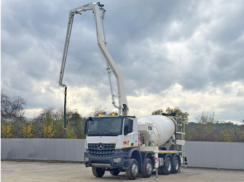 Concrete pump truck Mercedes-Benz AROCS 3743 * Betonpumpe + FUNK * 8x4 * TOP: picture 4