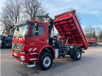 Tipper, Crane truck Mercedes-Benz AXOR 1829: picture 2