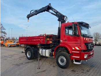 Tipper, Crane truck Mercedes-Benz AXOR 1829: picture 3