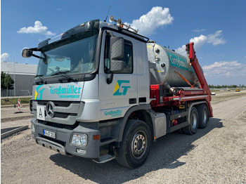 Skip loader truck MERCEDES-BENZ