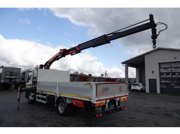 Dropside/ Flatbed truck, Crane truck Renault D 210/  4X2 / SKRZYNIOWY 5 M + HDS PALFINGER PK 8.501 SLD A / UD: picture 4