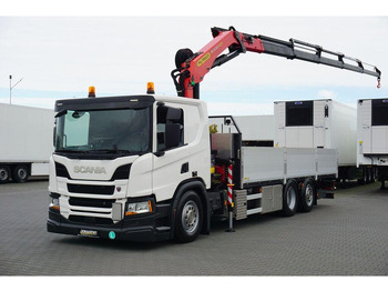 Dropside/ Flatbed truck SCANIA P 410