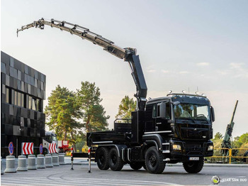 Crane truck MAN  TGS 26.420 6x6 HMF 3000 K6 Fly Jib Crane Basket: picture 2
