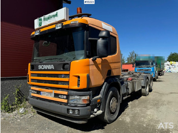 Hook lift truck SCANIA 124