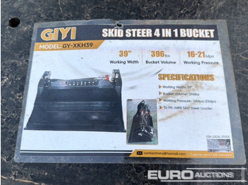 New Bucket Unused 2025 Captok CK-XKH39F: picture 5 New Bucket Unused 2025 Captok CK-XKH39F: picture 5