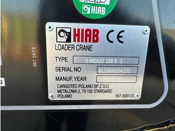 New Loader crane for Truck Hiab X-HiDuo 188 B-3: picture 4