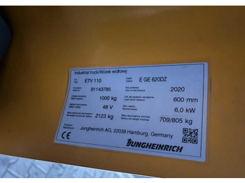 Leasing of Jungheinrich ETV110 Jungheinrich ETV110: picture 4 Leasing of Jungheinrich ETV110 Jungheinrich ETV110: picture 4