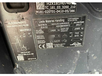 Electric forklift Linde E14-02: picture 4