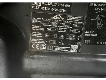 Electric forklift Linde E35HL-01: picture 4