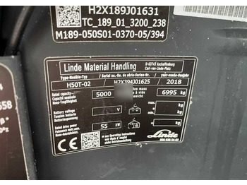 LPG forklift Linde H50T-02: picture 4 LPG forklift Linde H50T-02: picture 4