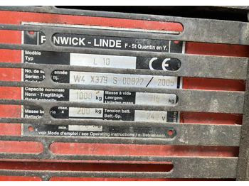 Leasing of  Linde L10 Linde L10: picture 4