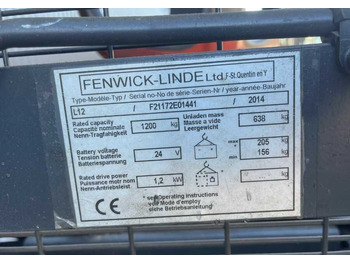 Stacker Linde L12: picture 4
