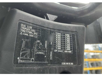 Reach truck Linde R16-01: picture 5