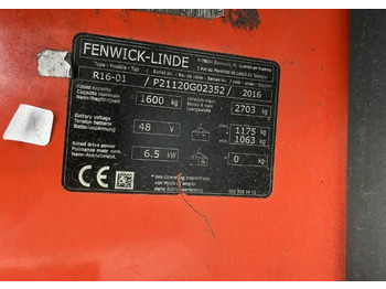 Reach truck Linde R16-01: picture 4