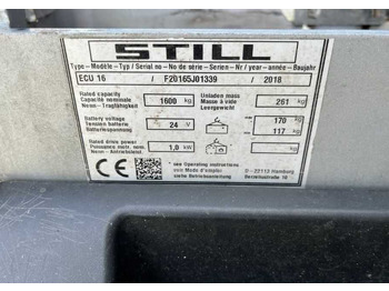Pallet truck Still ECU16: picture 4