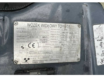 Electric forklift Toyota 8FBET18: picture 4 Electric forklift Toyota 8FBET18: picture 4