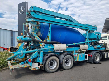 Concrete mixer semi-trailer De Buf Beton-Mischer 9m³/Sermac 24m Betonpumpe De Buf Beton-Mischer 9m³/Sermac 24m Betonpumpe: picture 2
