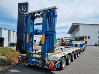 Low loader semi-trailer Goldhofer STZ-H6-57/80A Teleskop-Tieflader Waggontransport: picture 2