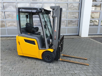 Electric forklift Jungheinrich EFG 215 / Triplex: 4.25m! / nur 3.439h! / 2022: picture 2