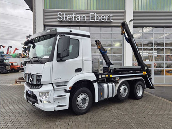 Skip loader truck Mercedes-Benz Arocs 2543 L 6x2/4 Hiab TS 2018 TAZ Funk: picture 3