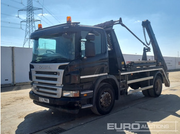 Skip loader truck SCANIA P 230